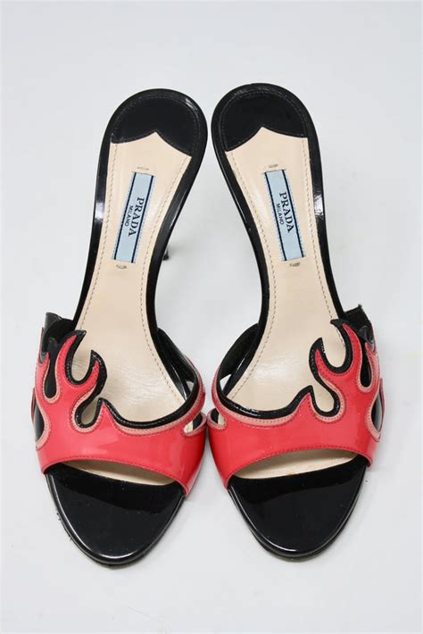 prada high heels fire